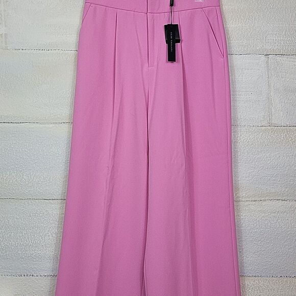 ELIE TAHARI Pink High-Waisted Trousers. Size 6 - Picture 1 of 10